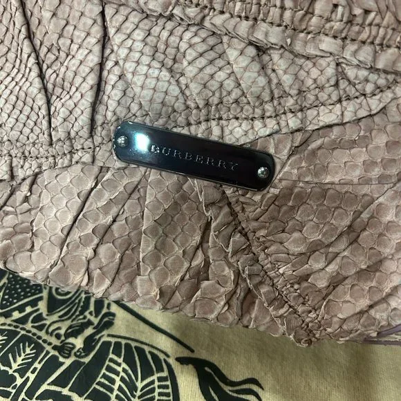 BURBERRY Python Skin Hobo Bag - Picture 4 of 4